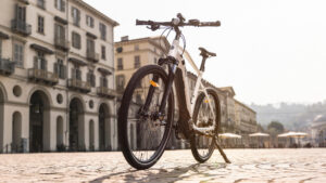 Imagem de uma bicicleta Yamaha crosscore
